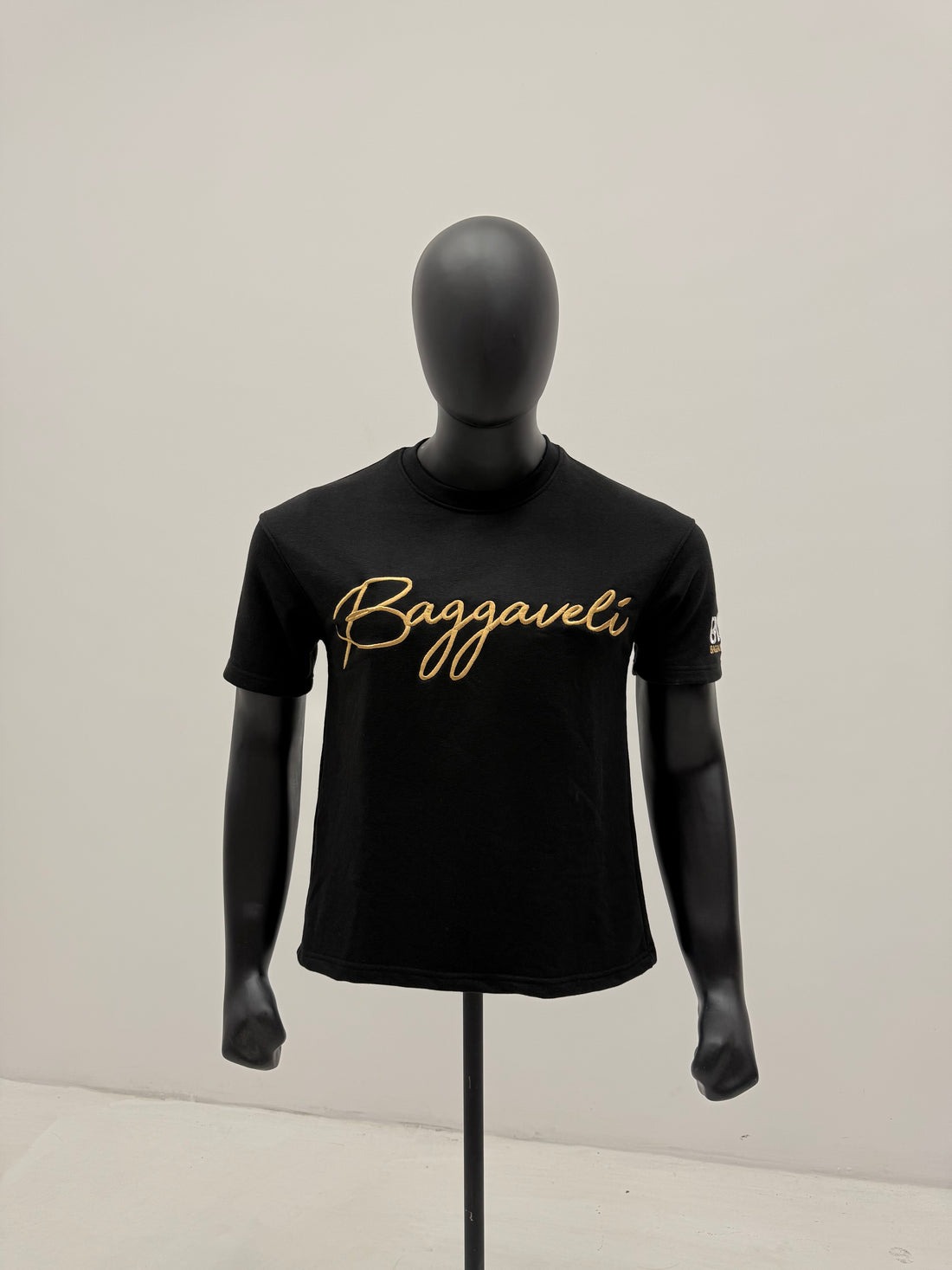 Regular Fit T-Shirt with Puff Printing & Embroidery