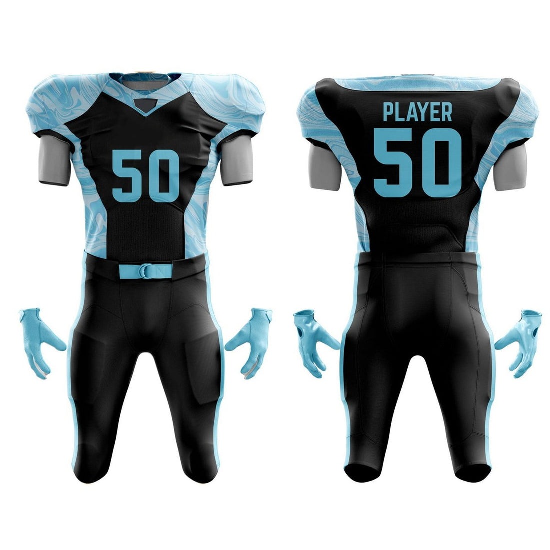 American Football Uniform Set